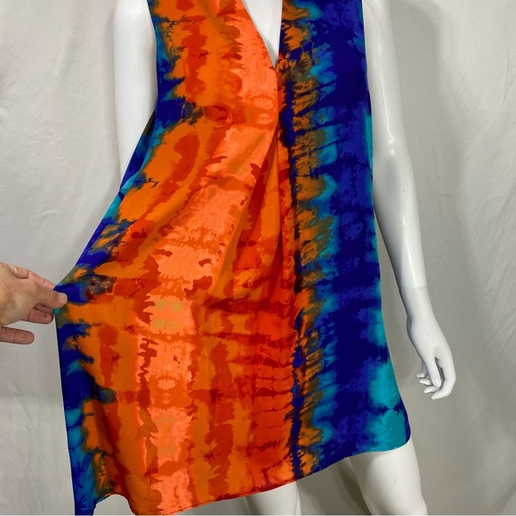 Worthington Sleeveless Colorful Carnival Tie Dye Leggings Tunic *Tall - Picture 6 of 6